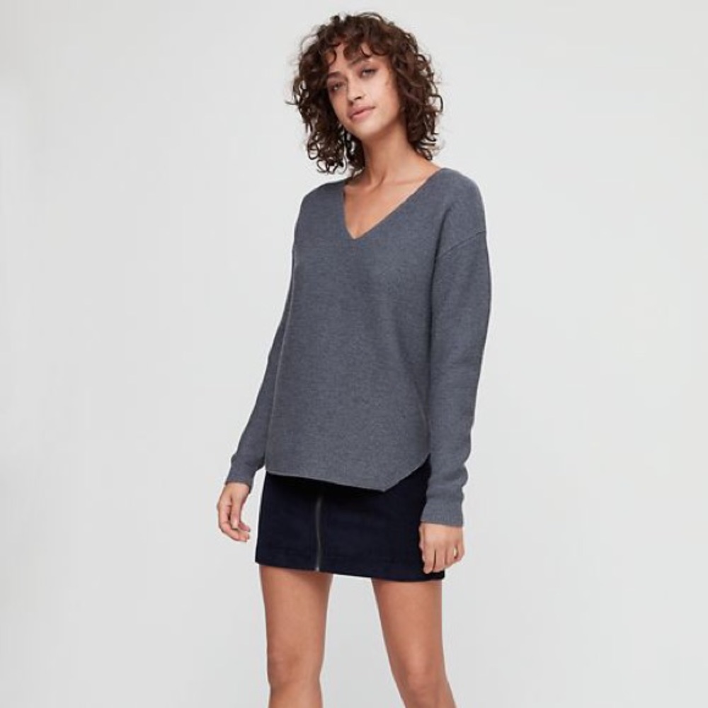 Aritzia Classic Grey Sweater